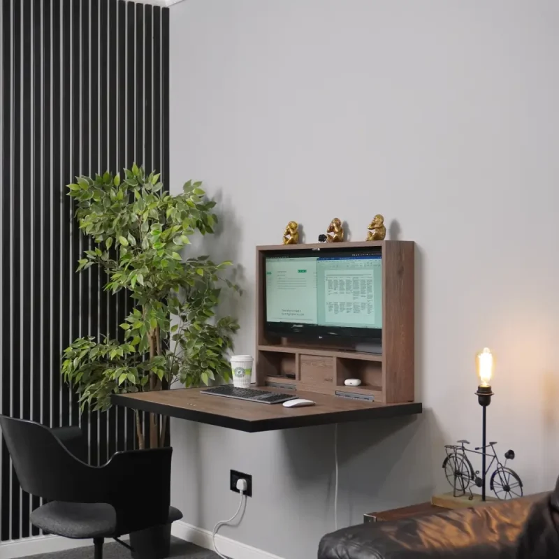 Single monitor DropTop fold out desk.