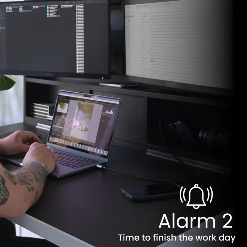 Alarm 2: Time to finish the work day